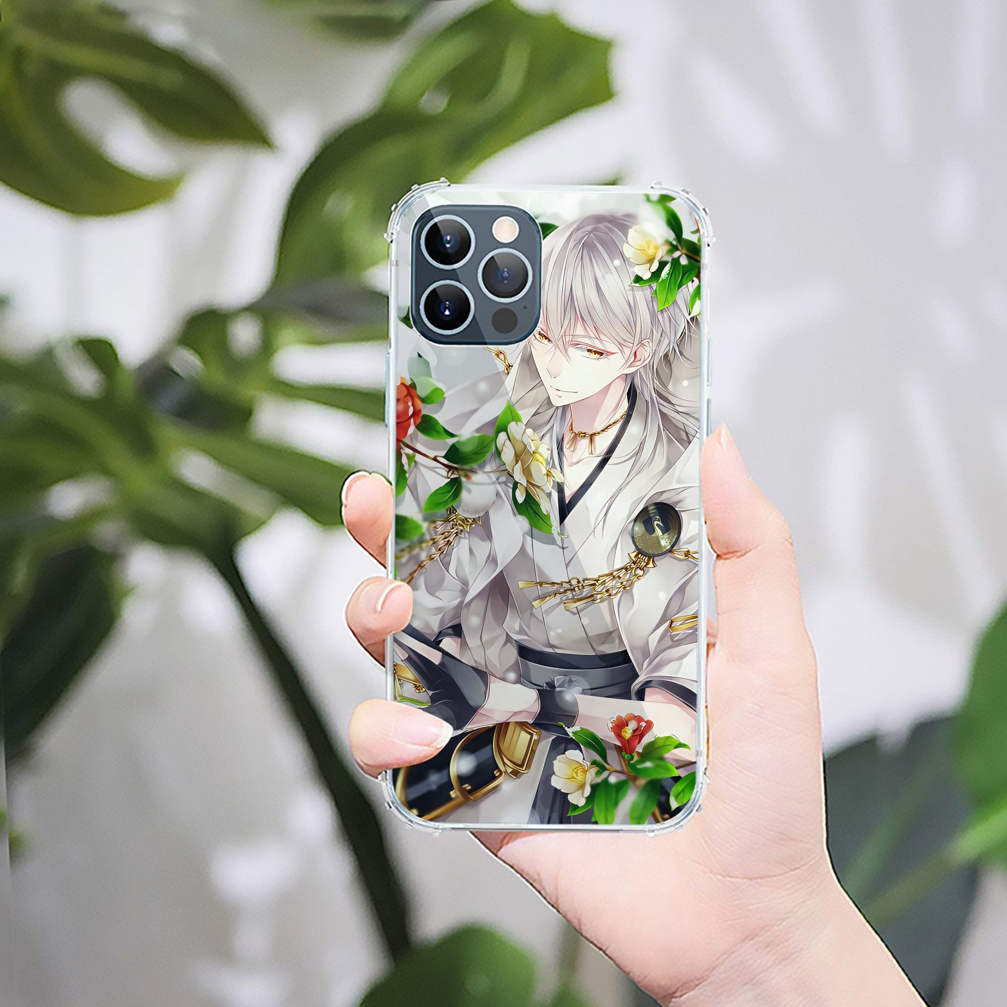 （画像用） 刀剣乱舞 Touken Ranbu 【iPhone 12シリーズ対応】透明スマホケース（クリアソフトケース）